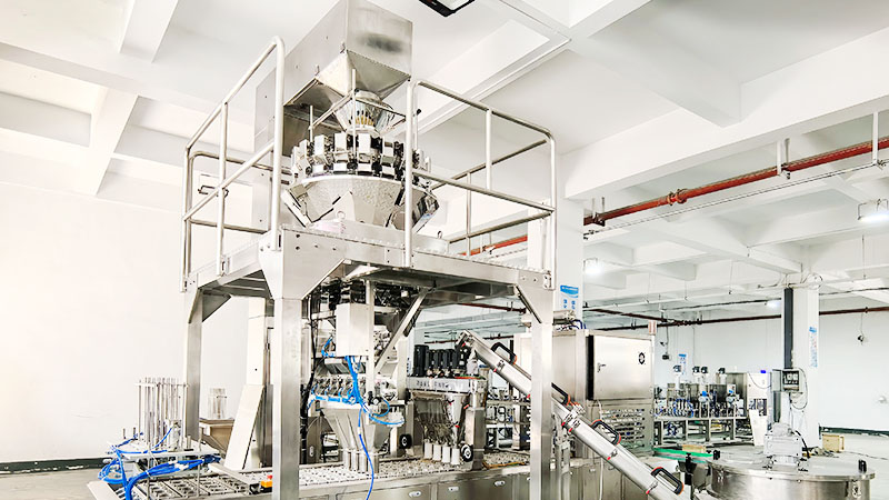 Multihead Weigher Filling and Capping Machine