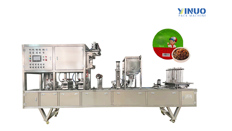 Pickled Vegetable Bowl Vacuum Filling And Sealing Packing Machine