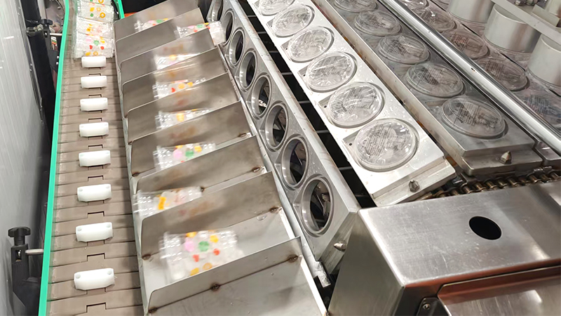 The variable frequency variable speed system is installed to regulate production 
rate.