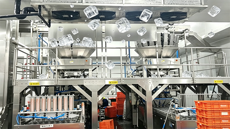 Multihead Weigher Ice Cube Cup Filling Sealing and Capping Machine