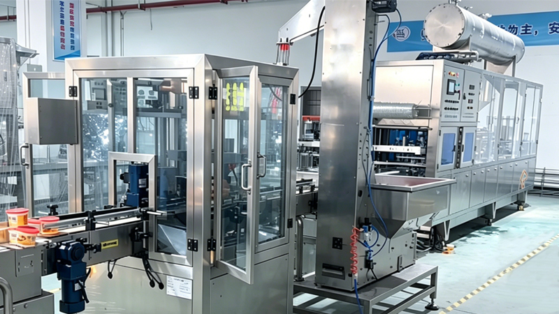 Automatic High Vicious Food Syrup Maltose Cup Filling Sealing and Capping Machine