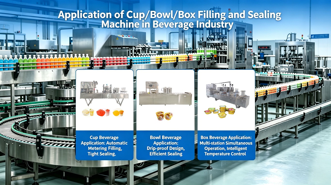 Application of Cup/Bowl/Tray Filling-Sealing Machines in the Beverage Industry