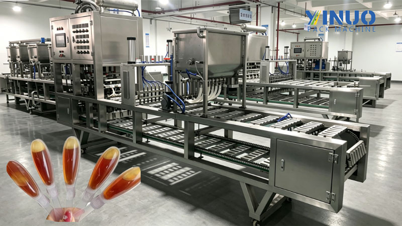 Automatic Honey Spoon Filling and Sealing Packine Machine